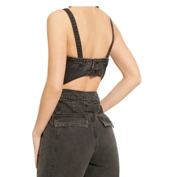 Free People Go West Utility jumpsuit size S - Picture 7 of 15